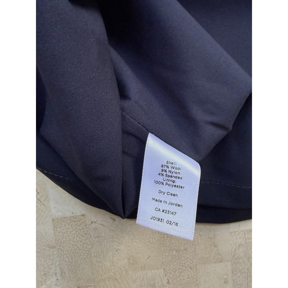 Talbots Navy Blue Wool Pencil Skirt‎ Classic Business Career Tailored Office 6P - Picture 7 of 7